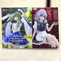 東方project ぬーどるストッパーフィギュア 東風谷早苗 十六夜咲夜