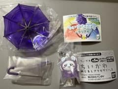 치이카와 메지루시 액세서리 모몬가 작은 우산 퍼플 마스코트