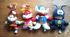 スペースワールド　キャラクターぬいぐるみ4体セット　クレーンゲームのサムネイル