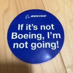 BOEINGステッカー【新品未使用】のサムネイル