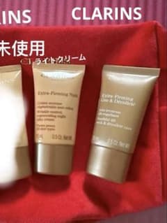 CLARINS トライアルセット クリーム2種とポーチ付きのサムネイル
