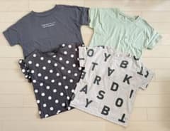 子供用 半袖Tシャツ 4枚セット まとめ売りのサムネイル