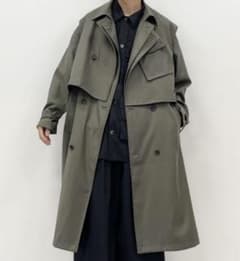 ✨美品✨【HARE 2Pベストトレンチコート】Mサイズのサムネイル