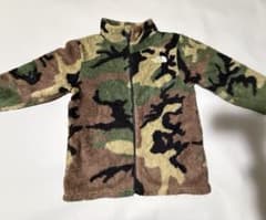 THE NORTH FACE 迷彩 フリースジャケット　150 人気　ジップ