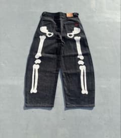 9090 デニム　Bone Hand Denim pants リジットのサムネイル