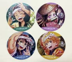 Demon Slayer: Kimetsu no Yaiba Awa Odori Coaster Tanjirō Kamado Kamado Nezuko Inosuke Hashibira Zenitsu Agatsuma