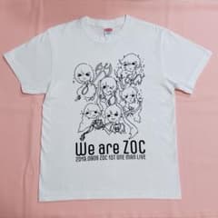 【古参】ZOC ファーストワンマン　Tシャツ　大森靖子　かてぃ画 ZOC 1st ワンマンライブ限定 Tシャツ Mサイズ - メルカリ
