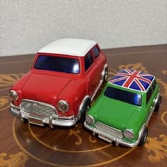 ミニ　赤 緑 イギリス国旗デザイン約20cm 8cmのサムネイル