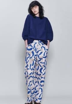 6 ROKU  COTTON KIKA PANTS 柄パンツのサムネイル