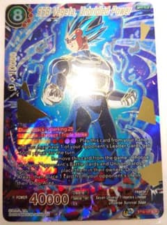 海外版ドラゴンボールカードゲーム　ベジータ　SCR（シークレットレア）カード 海外版ドラゴンボールカードゲーム ベジータ SCR（シークレットレア