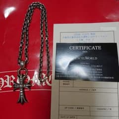 CHROME HEARTS★スモールクロスwベイル  ペーパーチェーンのサムネイル