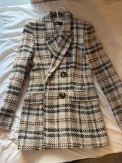 ZARA チェックテーラードジャケットのサムネイル