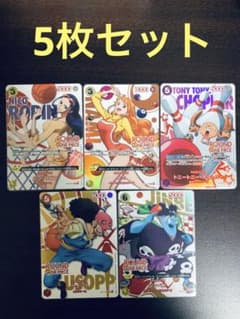 ラウンドワンコラボ】 ワンピースカードプロモ5枚セット - メルカリ