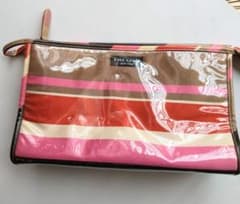kate spade ストライプポーチ カラフルのサムネイル