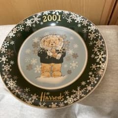 ハロッズベア Harrods 2001 クリスマスプレート 皿 スコット - メルカリ