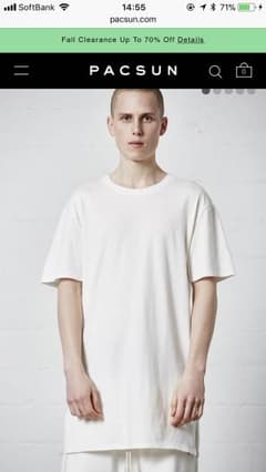 【値下げ可】FOG Basic T-shirt 白Sのサムネイル