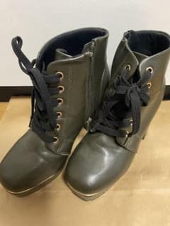 レディース ショートブーツ 厚底のサムネイル