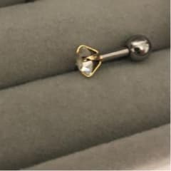 軟骨ピアス ボディピアス 14g 立て爪 ジュエル ヘリックスのサムネイル