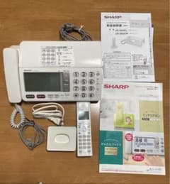 シャープ　コードレスファクシミリ　UX-D63CL 子機付き！のサムネイル