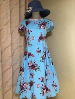 大きいサイズ ワンピース ローラアシュレイ 風 XXLサイズのサムネイル