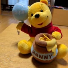 くまのプーさん ぬいぐるみ ハニーポット 風船のサムネイル
