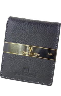 二つ折財布LUCIANO VALENTINO　ルチアーノ バレンチノ　牛革