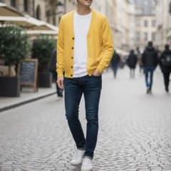 最高級ライン✨ラルフローレンパープルレーベル カシミヤ100％ カーディガン M 最高級ライン✨ラルフローレンパープルレーベル カシミヤ100