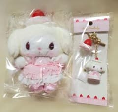 マイメロディ いちごホイップケーキ マスコットバッグチャーム