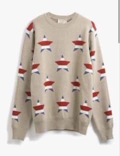 MAISON KITSUNE ウール カシミヤ スター プルオーバー ニット - メルカリ