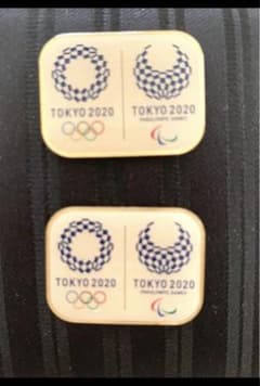 [도쿄 2020 올림픽·패럴림픽] 핀 배지 2개 세트