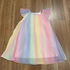 レインボープリーツワンピース♡h&mのサムネイル
