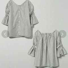 2weyストライプシャツ＊新品のサムネイル
