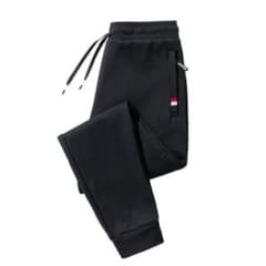 【ラスト1点！新品】裏起毛スウェットパンツ2XL 厚手 もこもこ 男女兼用 黒のサムネイル