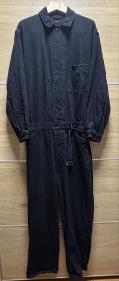 20aw COMOLI (コモリ) デニム オールインワン ブラック - メルカリ
