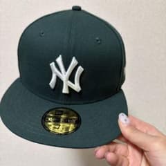 NEW ERA 59FIFTY NY ヤンキース キャップ 緑 7 1/8のサムネイル