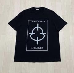 モンクレール　グレイググリーン　プリント　ブラック　L Tシャツ4S394のサムネイル