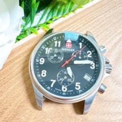 稼動品美品WENGERクロノグラフ7072X WR100m DAY - メルカリ
