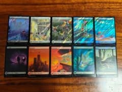 마블 통율자 덱 서지 FOIL 기본 토지 세트 콜렉터판