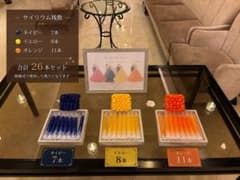 ドレス色当てクイズ サイリウム 26本セット 結婚式 披露宴 演出のサムネイル