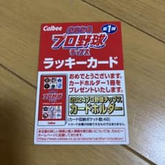 2024プロ野球チップス　ラッキーカードのサムネイル