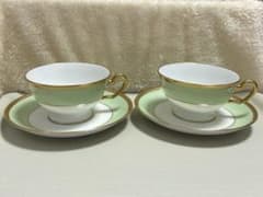 大倉陶園 カップ ソーサー メイグリーン - メルカリ