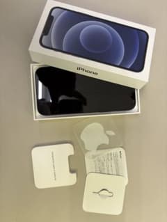【美品】Apple iPhone 12 ブラック 本体のサムネイル