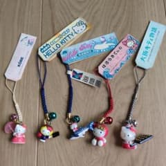 Hello Kitty ご当地ストラップ 5種セット - メルカリ