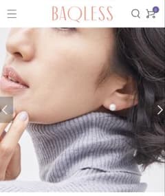 BAQLESS パールピアス - メルカリ