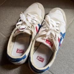 Onitsuka Tiger スニーカー ホワイト×ブルー×レッドのサムネイル