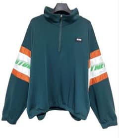 美品　Myne マイン　ミハラヤスヒロ　ハーフジップジャケット　グリーン　M