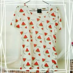 新品！スイカTシャツ☆美品！のサムネイル