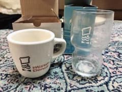 値下げしました！ミスタードーナツ35th コーヒーカップ&グラス　箱付きのサムネイル