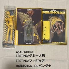 A$AP ROCKY/フィギュア/バンダナ グッズセット】 - メルカリ