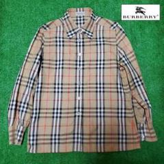 90s BURBERRY 透かしホース長袖シャツ　予備ボタン付き 90s BURBERRY 透かしホース長袖シャツ 予備ボタン付き - メルカリ